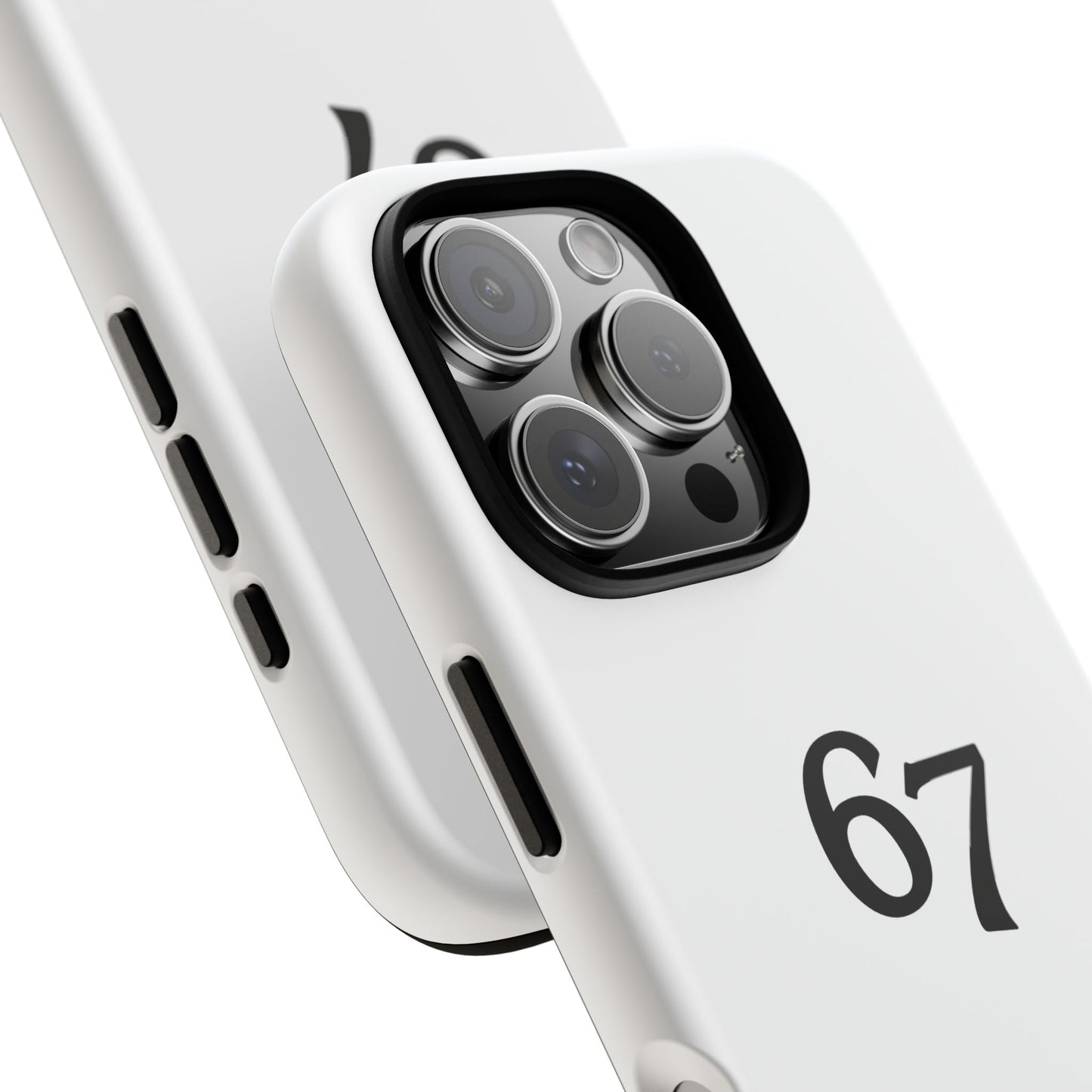 67 Phone Case, Protective Phone Cover, Customizable Tech Accessory, Unique Gift for Him or Her, Modern Minimalist Design