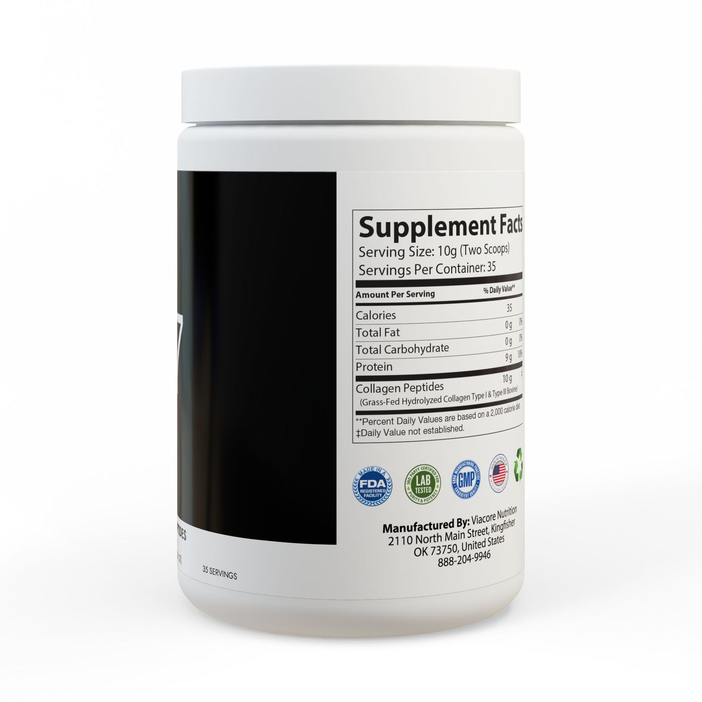 67 Collagen Peptides Type I & III Supplement (350g, 12.3oz)