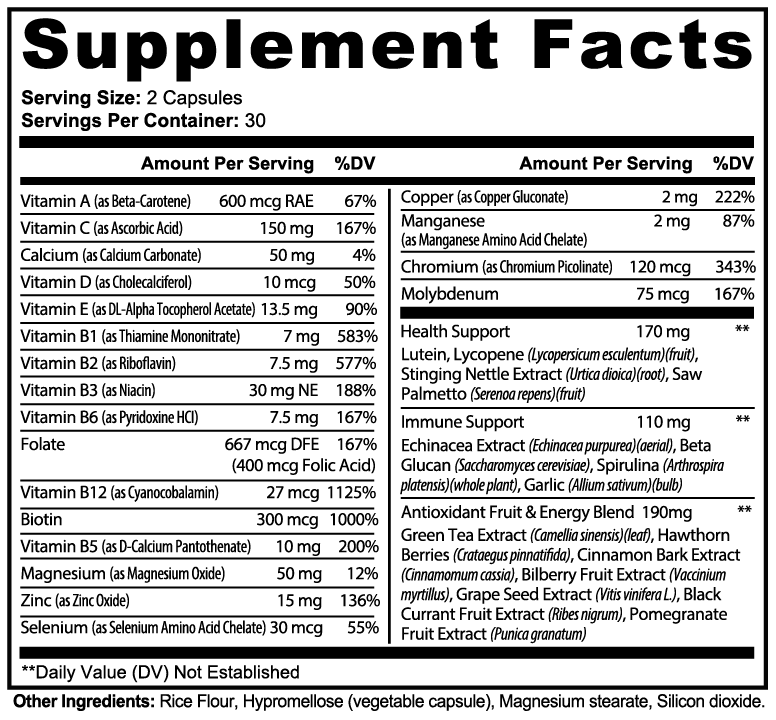 6 7 Complete Multivitamin