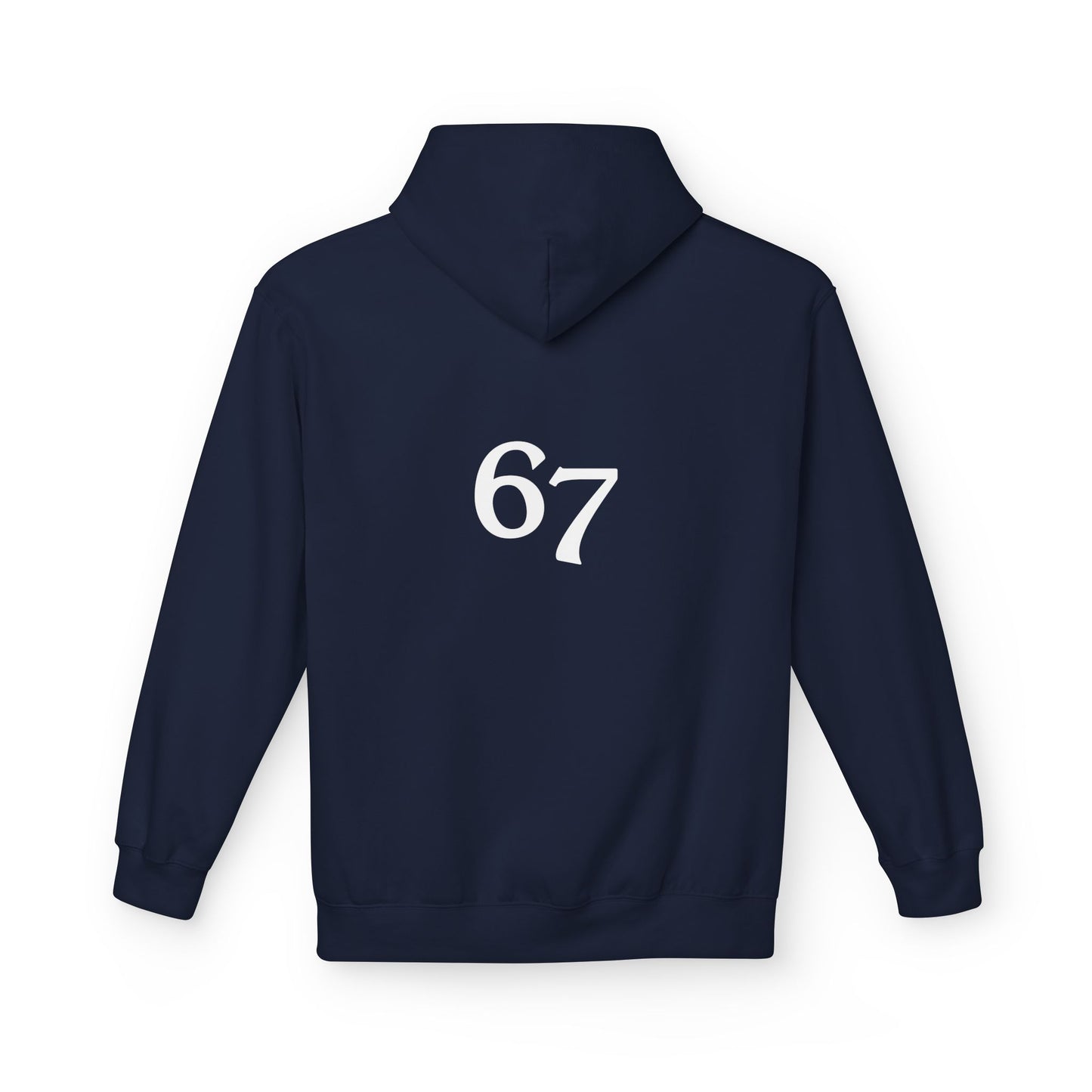 67 Cozy Unisex Midweight Softstyle Fleece Hoodie | Perfect for Fall, Gift for Friends, Casual Wear, Relaxing at Home, Trendy Layer