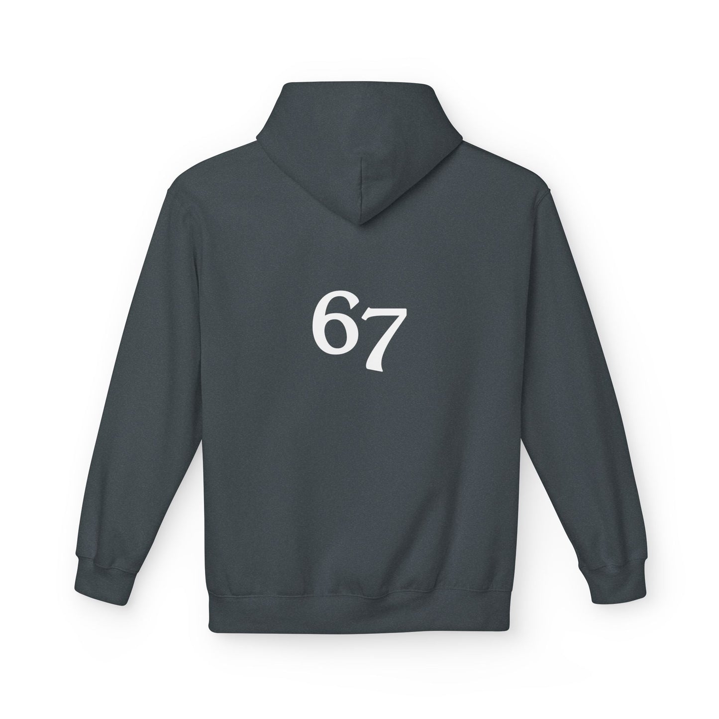 67 Cozy Unisex Midweight Softstyle Fleece Hoodie | Perfect for Fall, Gift for Friends, Casual Wear, Relaxing at Home, Trendy Layer