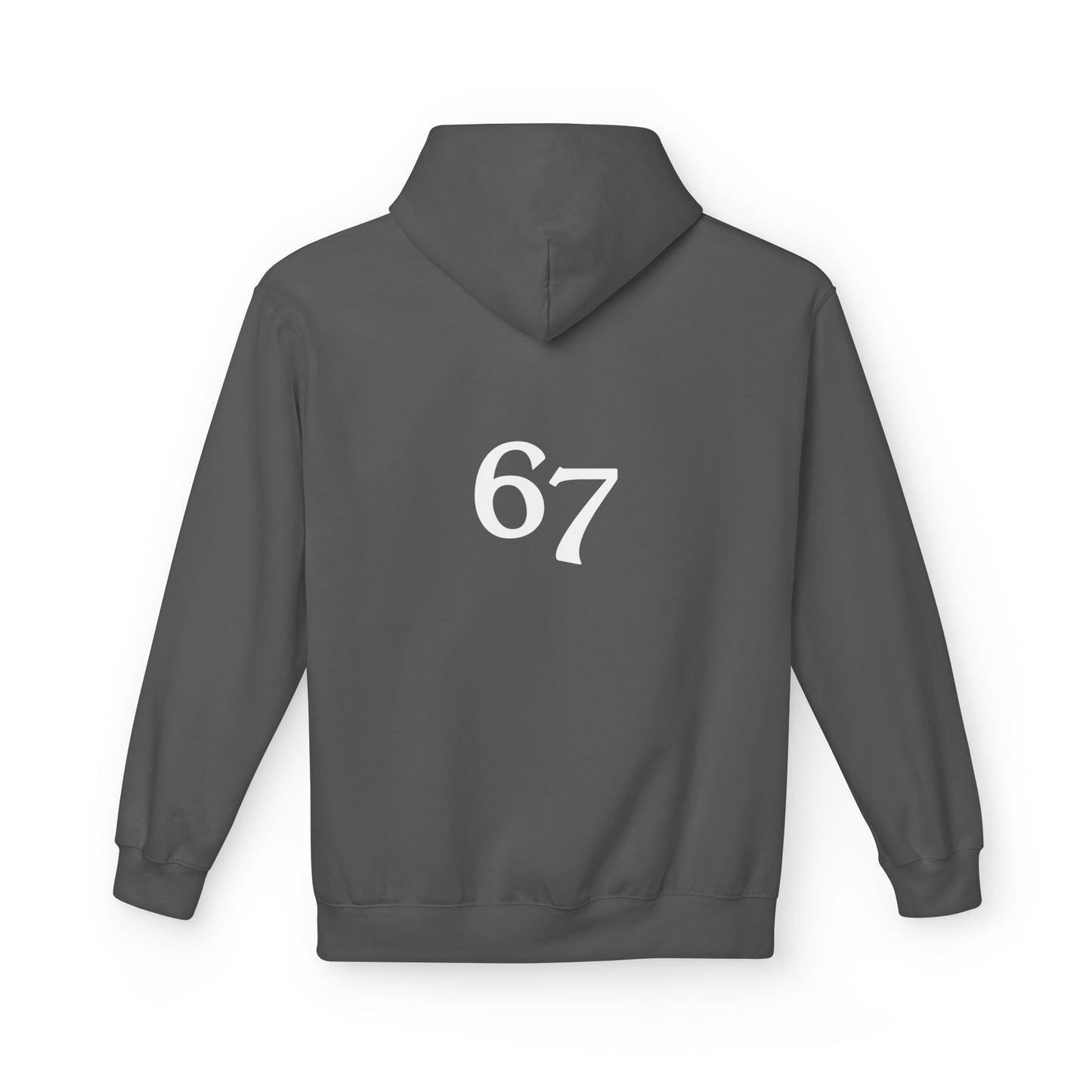 67 Cozy Unisex Midweight Softstyle Fleece Hoodie | Perfect for Fall, Gift for Friends, Casual Wear, Relaxing at Home, Trendy Layer
