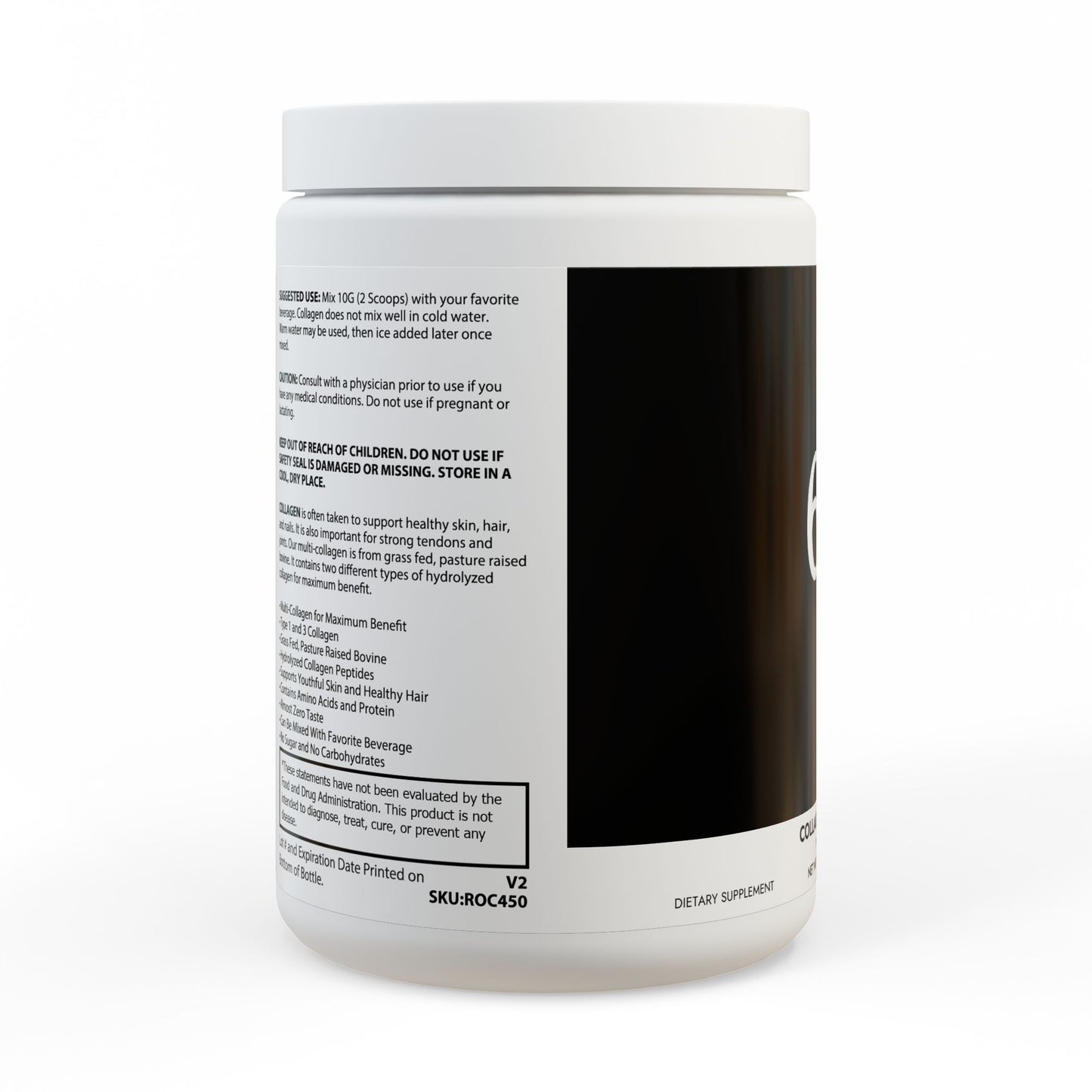 67 Collagen Peptides Type I & III Supplement (350g, 12.3oz)