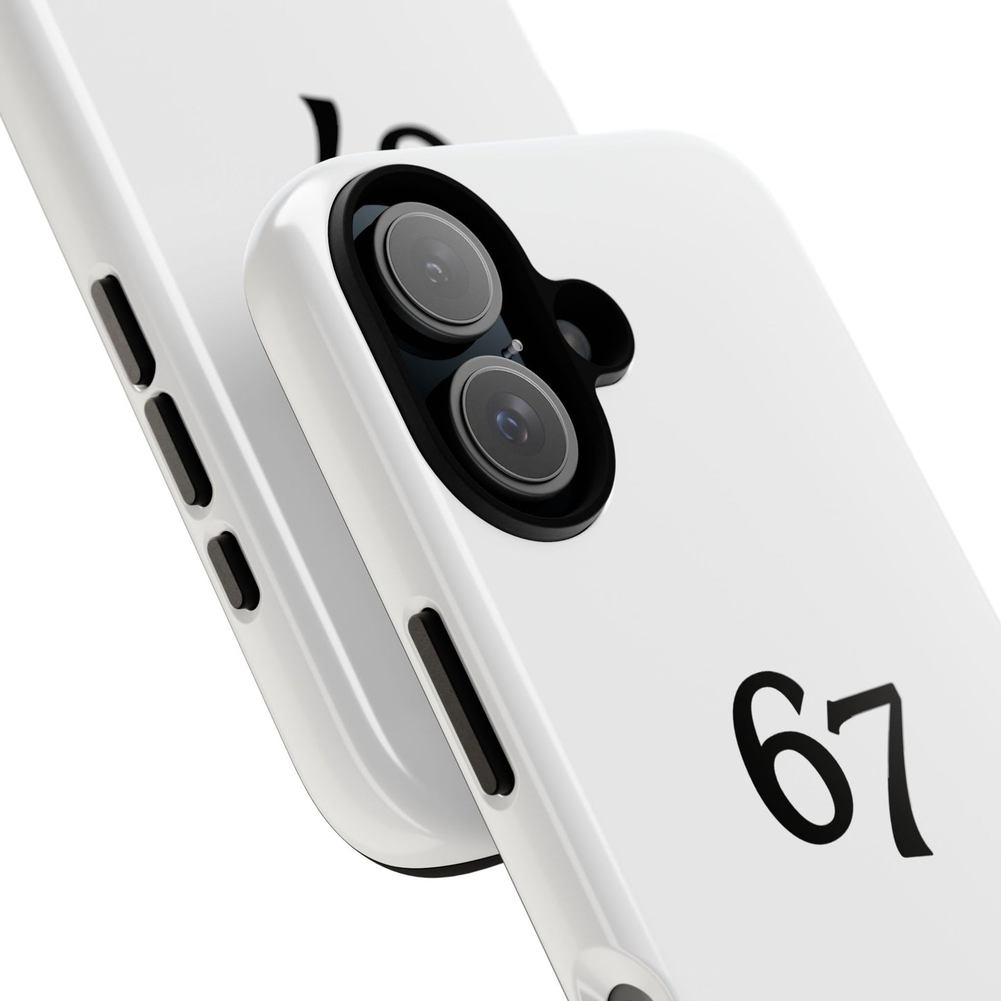 67 Phone Case, Protective Phone Cover, Customizable Tech Accessory, Unique Gift for Him or Her, Modern Minimalist Design