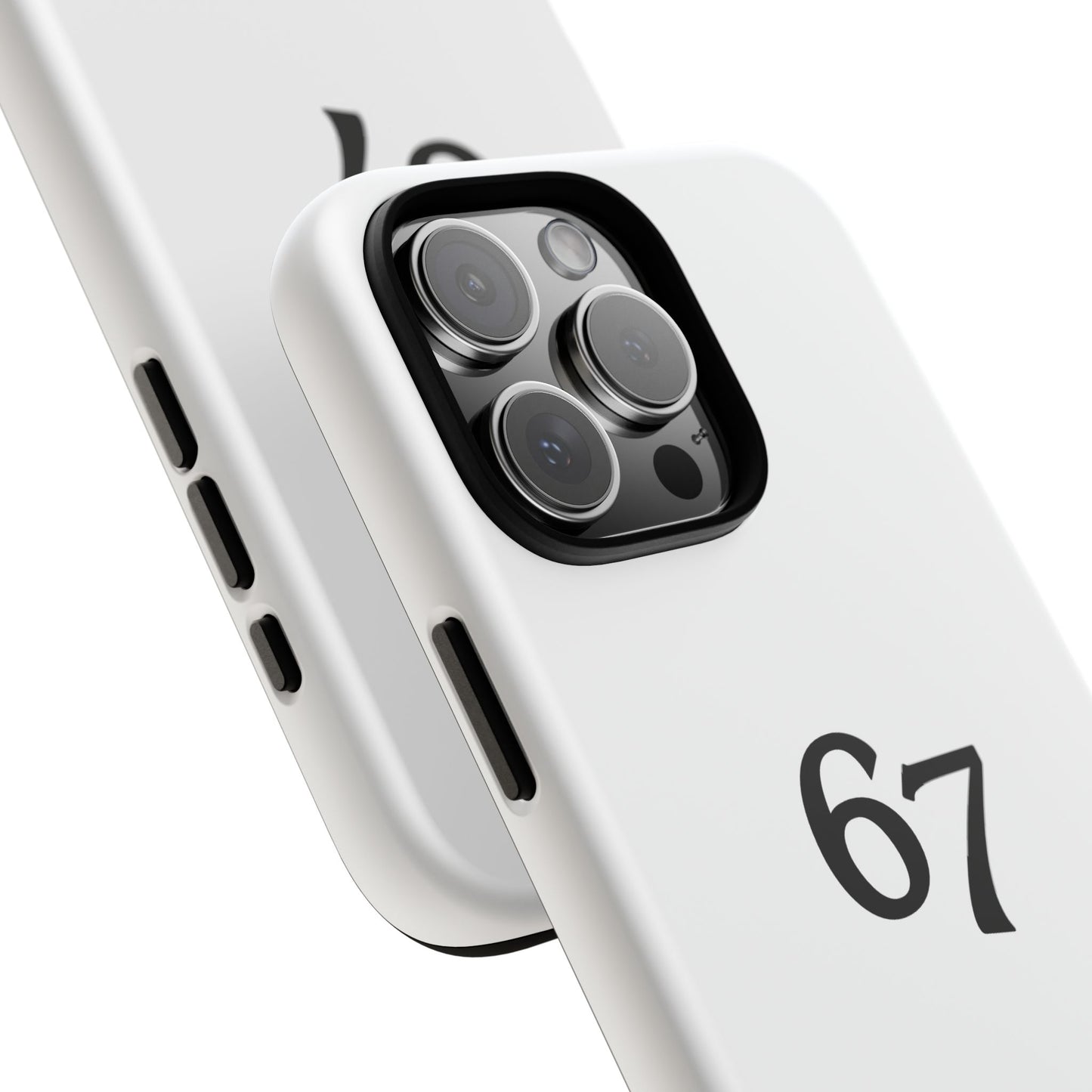 67 Phone Case, Protective Phone Cover, Customizable Tech Accessory, Unique Gift for Him or Her, Modern Minimalist Design