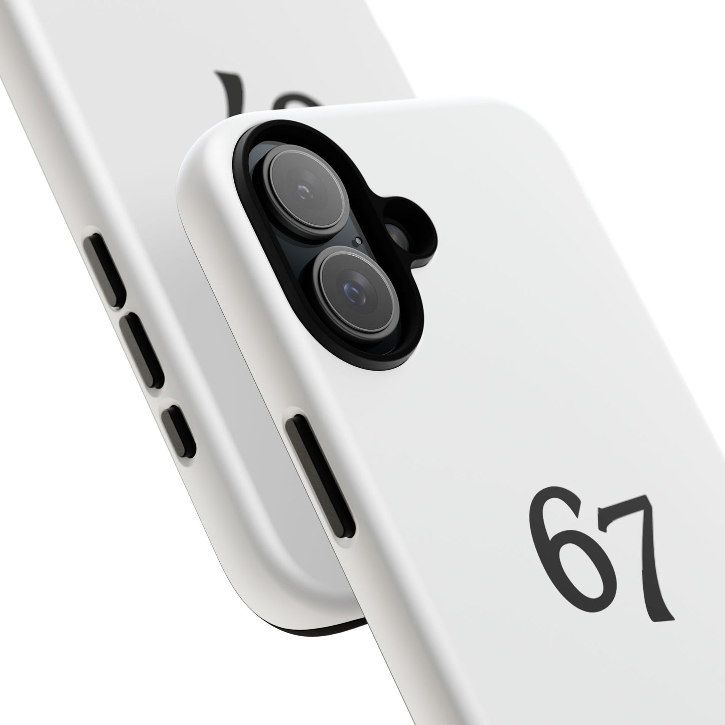 67 Phone Case, Protective Phone Cover, Customizable Tech Accessory, Unique Gift for Him or Her, Modern Minimalist Design