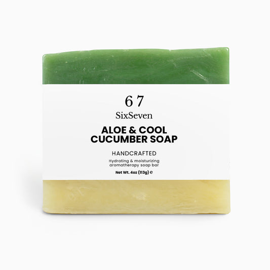 6 7 Aloe & Cool Cucumber Soap