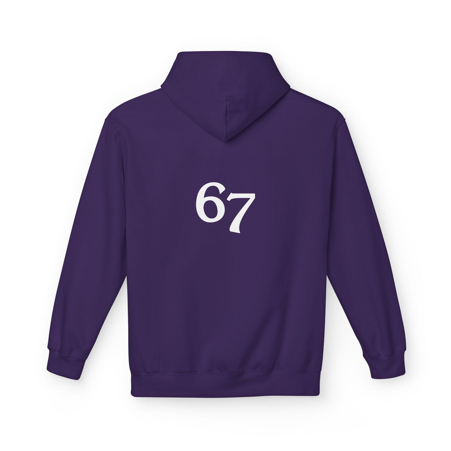 67 Cozy Unisex Midweight Softstyle Fleece Hoodie | Perfect for Fall, Gift for Friends, Casual Wear, Relaxing at Home, Trendy Layer