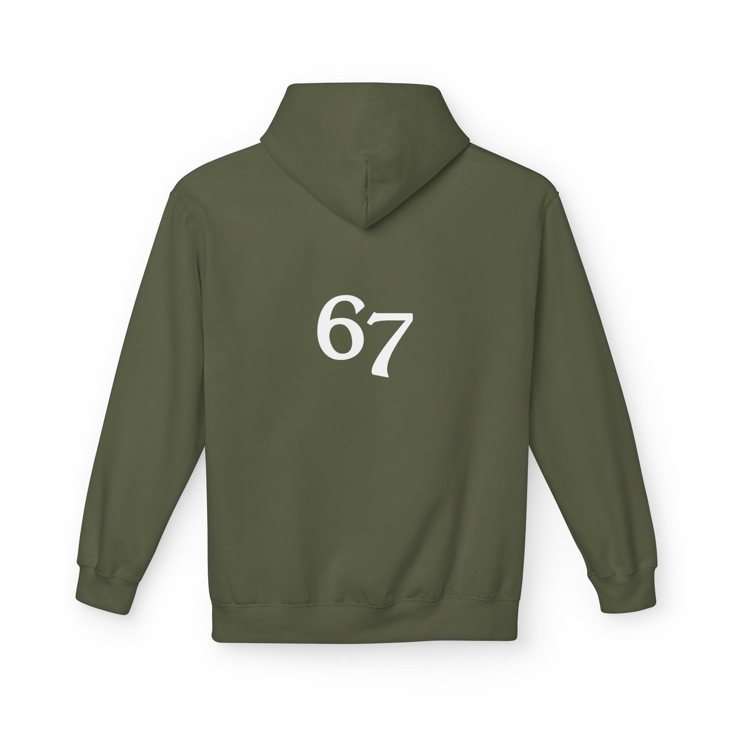 67 Cozy Unisex Midweight Softstyle Fleece Hoodie | Perfect for Fall, Gift for Friends, Casual Wear, Relaxing at Home, Trendy Layer