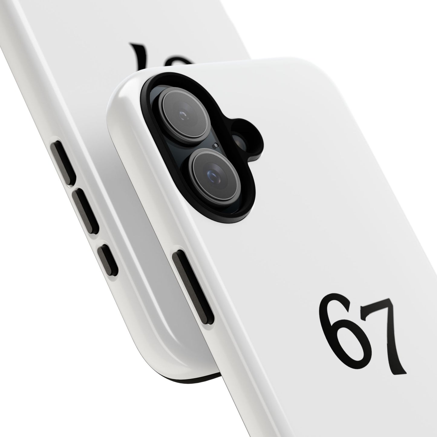 67 Phone Case, Protective Phone Cover, Customizable Tech Accessory, Unique Gift for Him or Her, Modern Minimalist Design